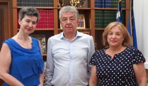 Κρήτη: Επίσκεψη της Προέδρου Λυκείου Ελληνίδων στον Περιφερειάρχη