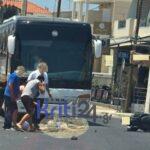 Χανιά: Σύγκρουση λεωφορείου με μοτοσυκλέτα-Τραυματίστηκε ο αναβάτης | φωτο
