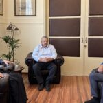 Συνάντηση Καλογερή με Μητροπολίτη Λάμπης, Συβρίτου και Σφακίων