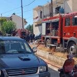 Χανιά: Έσβησε η φωτιά σε αποθήκη στον Κουμπέ | φωτο