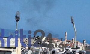 Χανιά: Συναγερμός στην Πυροσβεστική από πυρκαγιά σε κατάστημα στην Παλιά Πόλη (φώτο)