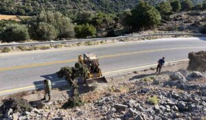 Ολοκληρώθηκε ο καθαρισμός του επαρχιακού οδικού δικτύου του Δήμου Σφακίων από φερτά υλικά