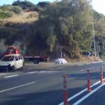 Ολοσχερής καταστροφή αυτοκινήτου από φωτιά στον ΒΟΑΚ