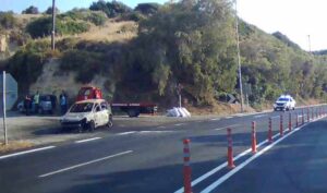 Ολοσχερής καταστροφή αυτοκινήτου από φωτιά στον ΒΟΑΚ