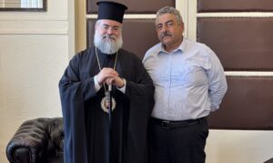 Συνάντηση Αντιπεριφερειάρχη με Μητροπολίτη Κυδωνίας και Αποκορώνου