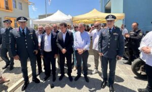 Κρήτη: Έκοψε την κορδέλα της νέας Αστυνομικής Υποδιεύθυνσης Μεσσαράς ο Υπουργός Προστασίας του Πολίτη Μιχάλης Χρυσοχοΐδης