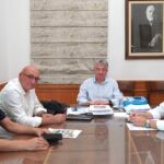 Συνάντηση του Περιφερειάρχη Κρήτης με τον Πρύτανη του Πανεπιστημίου Κρήτης και τον Πρόεδρο του ΙΤΕ