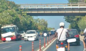Χανιά: Καραμπόλα τριών οχημάτων στον ΒΟΑΚ, στη γέφυρα Δαράτσου προκάλεσε κυκλοφοριακό κομφούζιο (φώτο)