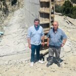 Αυτοψία Αντιπεριφερειάρχη Λασιθίου στην κοινότητα Μουρνιών για το έργο αποκατάστασης πρανών στο επαρχιακό οδικό δίκτυο