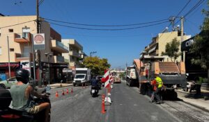 Aσφαλτοστρώσεις, οδικά έργα και συντηρήσεις πρασίνου και οδοφωτισμού στο Δήμο Ηρακλείου