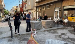 Στα έργα οδικής ασφάλειας στο ΙΤΕ και ανάπλασης της πλατείας Ελευθέρνης ο Δήμαρχος Ηρακλείου