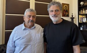 Με τον καλλιτεχνικό διευθυντή της Εθνικής Λυρικής Σκηνής, Γιώργο Κουμεντάκη συναντήθηκε ο Ν. Καλογερής