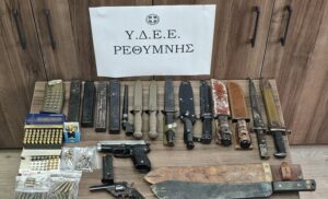Κρήτη: Χειροπέδες σε 70χρονο | Είχε μετατρέψει το σπίτι του σε οπλοστάσιο (φωτό)