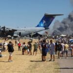 Σοκαριστικό ατύχημα στην Τανάγρα: Συνετρίβη στρατιωτικό αεροσκάφος κατά τη διάρκεια επίδειξης