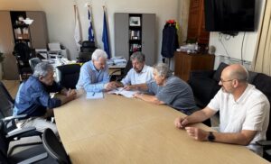 Ο Δήμαρχος Ηρακλείου υπέγραψε τη σύμβαση για τη μελέτη κατασκευής των κτιρίων του Αθλητικού Κέντρου Αγίας Αικατερίνης