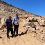 Αυτοψία του Αντιπεριφερειάρχη Λασιθίου στο εργοτάξιο του ΒΟΑΚ 