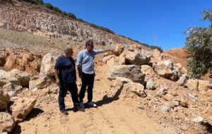 Αυτοψία του Αντιπεριφερειάρχη Λασιθίου στο εργοτάξιο του ΒΟΑΚ 