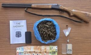 Κρήτη: Έκρυβαν όπλα και ναρκωτικά σε σπίτι και μαντρί (φώτο)