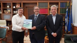 Συνάντηση του Περιφερειάρχη Κρήτης με τον Αντιπεριφερειάρχη Πέλλας Ιορδάνη Τζαμτζή