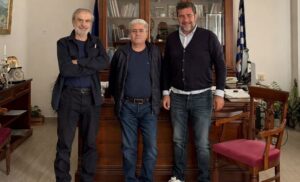 Συνάντηση εργασίας για το Φράγμα Κρούστα στο γραφείο του Αντιπεριφερειάρχη Λασιθίου