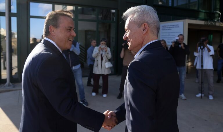 Ο Δήμαρχος Ηρακλείου στα εγκαίνια της νέας έκθεσης του Μουσείου Φυσικής Ιστορίας