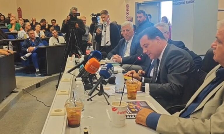 A. Γεωργιάδης: Στις άγονες περιοχές Α’ κατηγορίας το Νοσοκομείο Χανίων (φώτο & video)