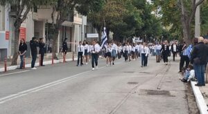 Με άστατο και βροχερό καιρό εορτάστηκε στον Δήμο Σφακίων η επέτειος του ιστορικού ΟΧΙ της 28η Οκτωβρίου 1940