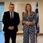 Συνάντηση του Πρύτανη του ΕΛΜΕΠΑ Νεκτάριου Παπαδογιάννη με την Υπουργό Παιδείας, Θρησκευμάτων και Αθλητισμού Σοφία Ζαχαράκη