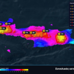 Βροχή με το τουλούμι στην Κρήτη – Που έχει βρέξει περισσότερο