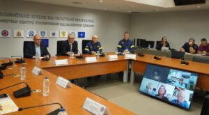 Συνεδρίαση της Επιτροπής Εκτίμησης Κινδύνου για τις ισχυρές βροχές και καταιγίδες και τους θυελλώδεις ανέμους