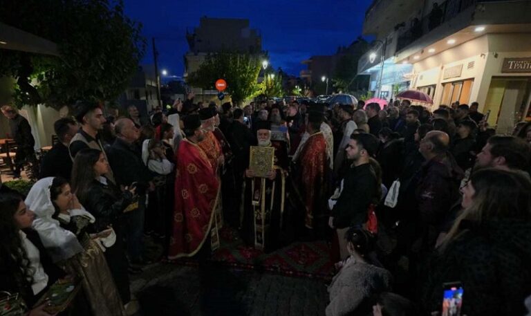 Υποδοχή της Παναγίας Σουμελά στα Ανώγεια (φώτο)